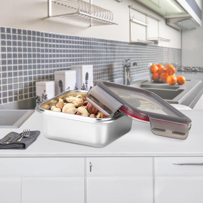 Milton Modulo Stainless Steel Microwavable Square Container