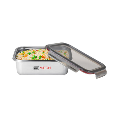 Milton Modulo Stainless Steel Rectangular Microwavable Container