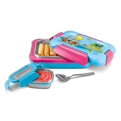 Milton More Meal Stainless Steel Kids Lunch Box with Inner Container