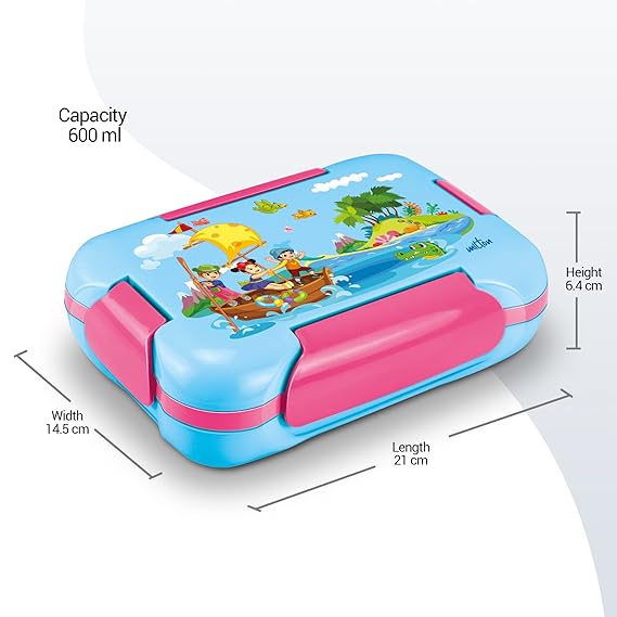 Milton More Meal Stainless Steel Kids Lunch Box with Inner Container