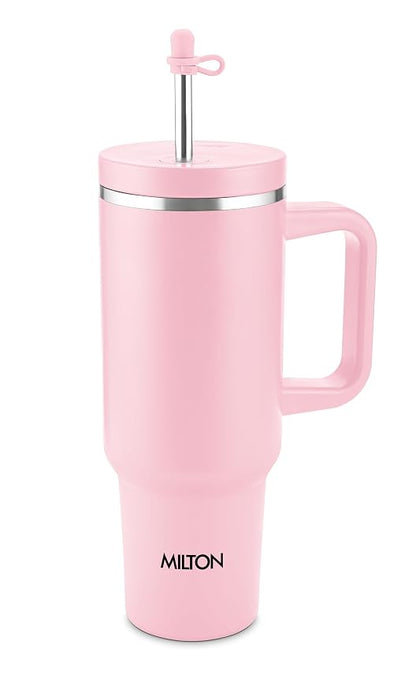 Milton My Tumbler 1200 Thermal Vacuum Insulated Mug with Stainless Steel Straw Sipper