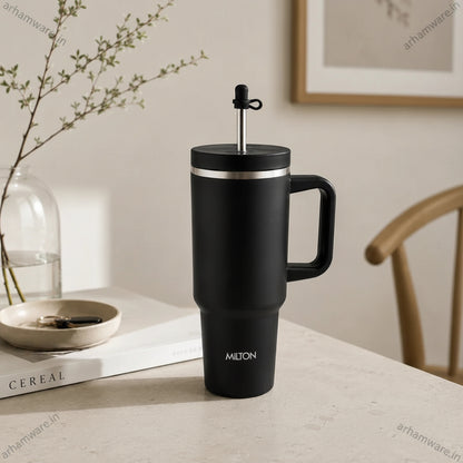 Milton My Tumbler 1200 Thermal Vacuum Insulated Mug with Stainless Steel Straw Sipper