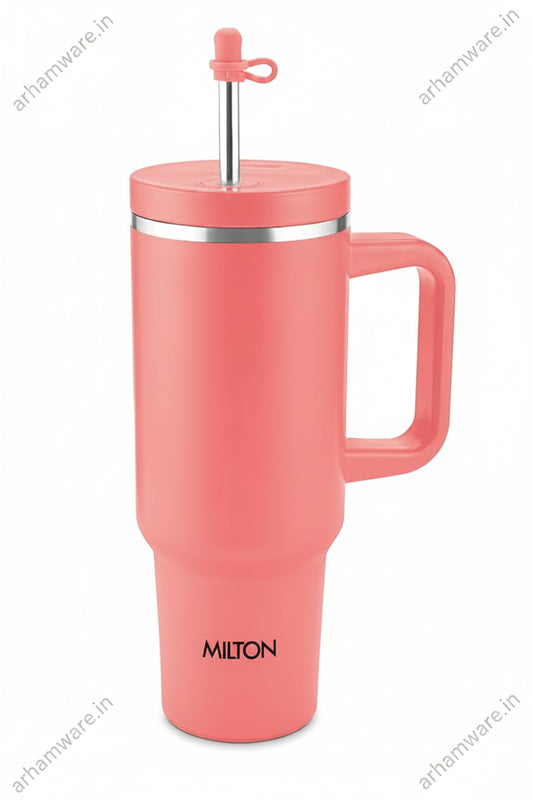 Milton My Tumbler 1200 Thermal Vacuum Insulated Mug with Stainless Steel Straw Sipper