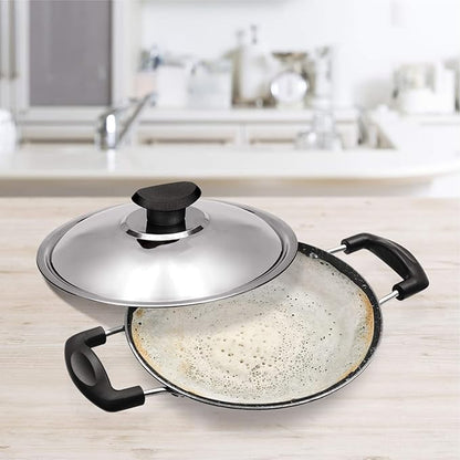 Milton Procook Granito Non Induction Appachatty with Stainless Steel Lid