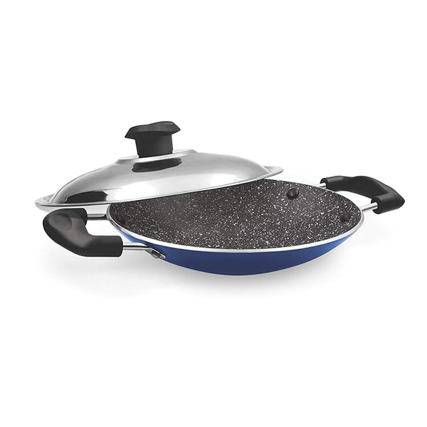 Milton Procook Granito Non Induction Appachatty with Stainless Steel Lid