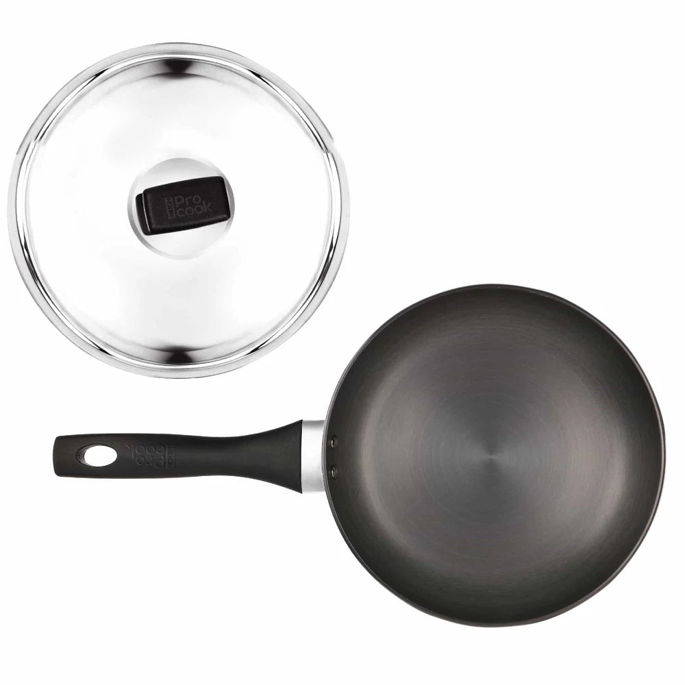 Milton Procook Hard Anodised Fry Pan with ss Lid