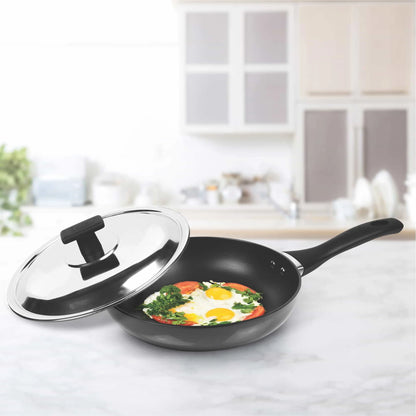 Milton Procook Hard Anodised Fry Pan with ss Lid