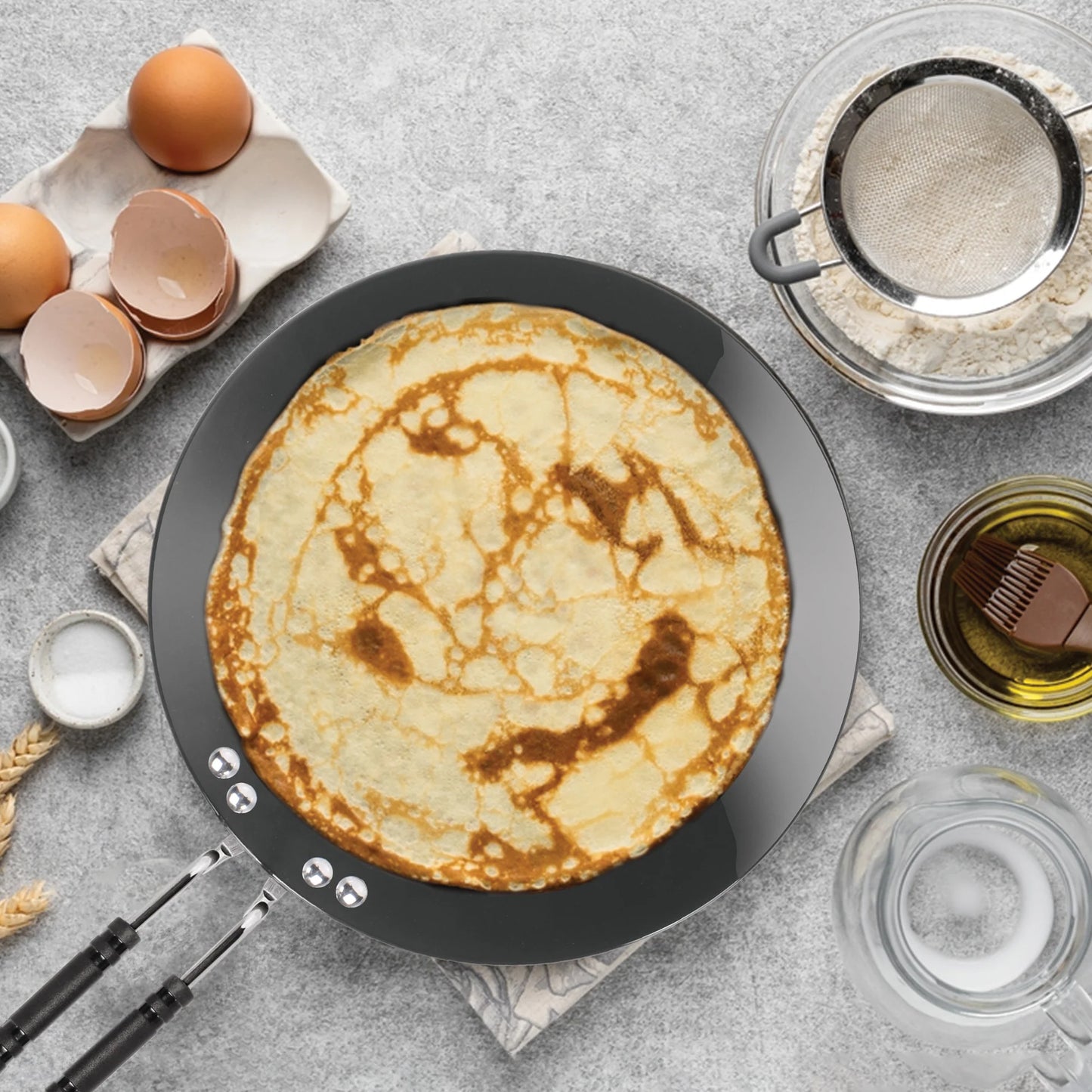 Milton Procook Hard Anodised Induction Tawa