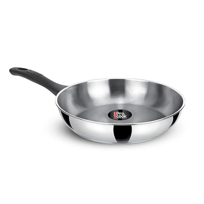 Milton Procook Stainless Steel Fry Pan Backelite Handle