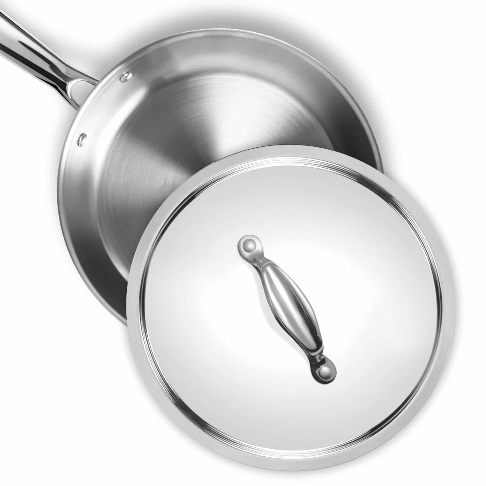 Milton Procook Tri-Ply Steel Fry Pan with SS Lid