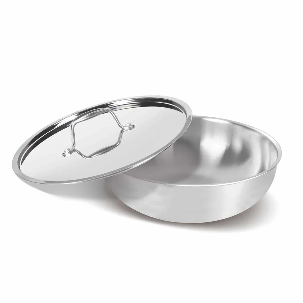 Milton Procook Tri-Ply Steel Tasla with SS Lid