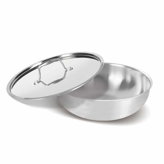 Milton Procook Tri-Ply Steel Tasla with SS Lid