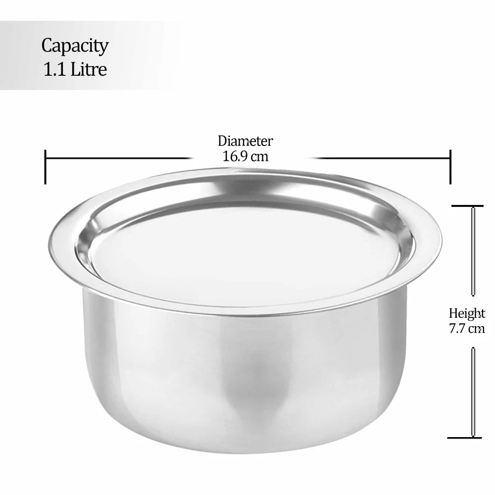 Milton Procook Tri-Ply Steel Tope with SS Lid