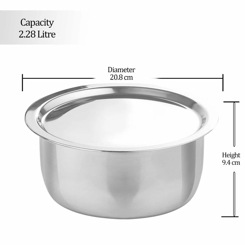 Milton Procook Tri-Ply Steel Tope with SS Lid