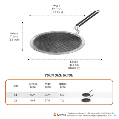 Milton Procook Tri-ply Hexa Tech Concave Tawa