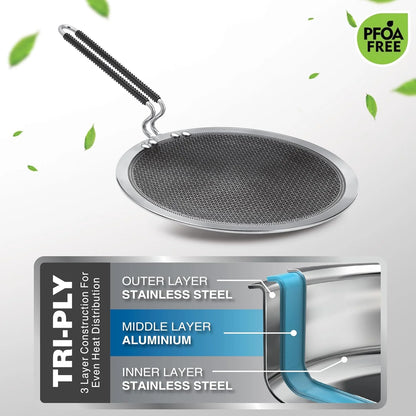 Milton Procook Tri-ply Hexa Tech Concave Tawa