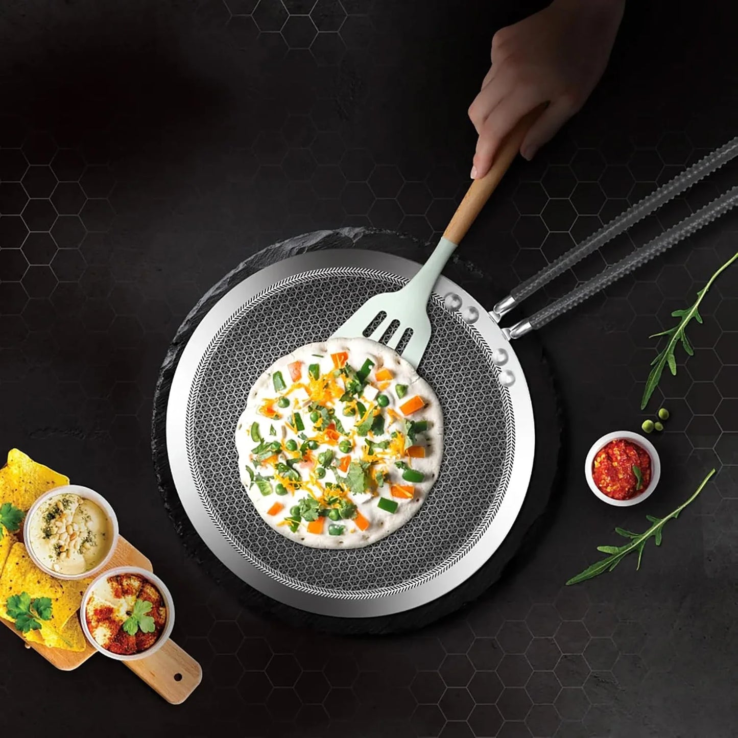 Milton Procook Tri-ply Hexa Tech Concave Tawa