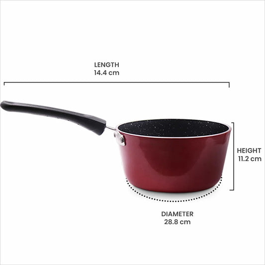 Milton Proocook Granito Non Induction Sauce Pan