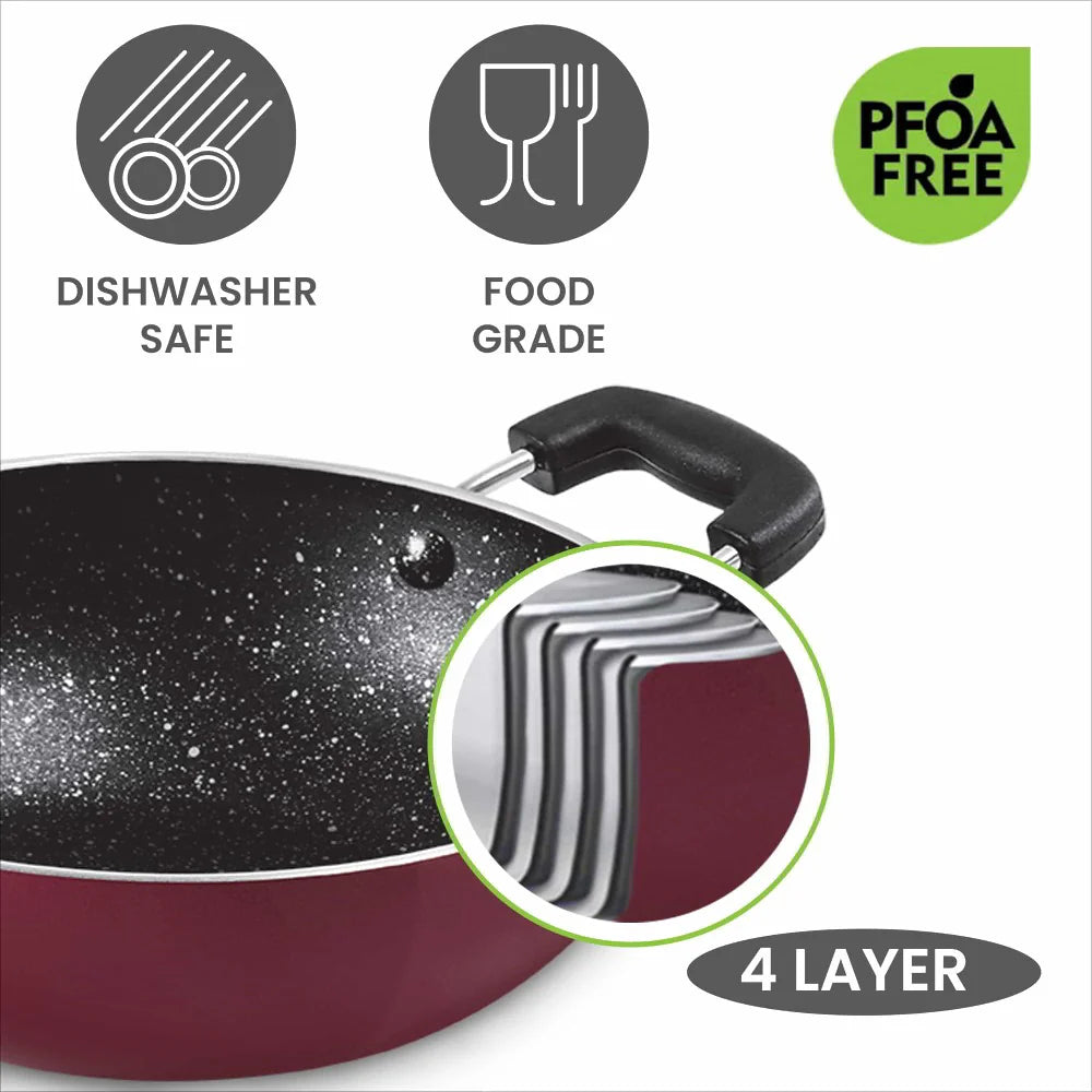 Milton Proocook Granito Non Induction kadai