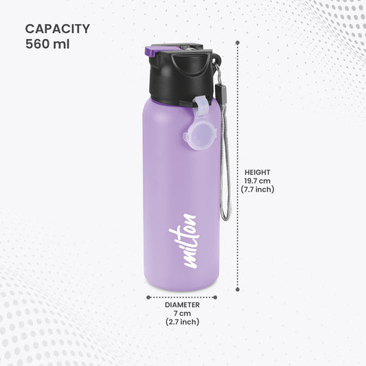 Milton Sipstar Stainless Steel Bottle with Straw 600