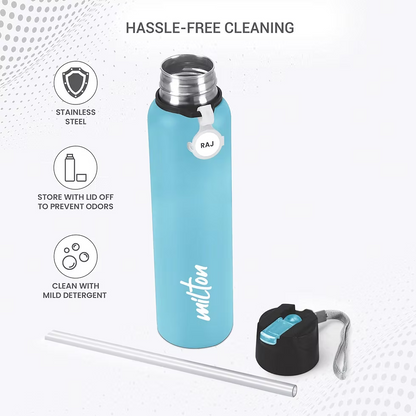 Milton Sipstar Stainless Steel Bottle with Straw 1000