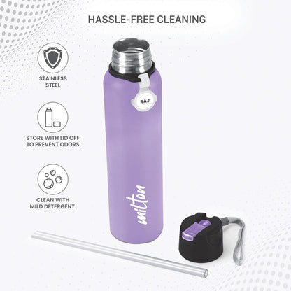 Milton Sipstar Stainless Steel Bottle with Straw 1000