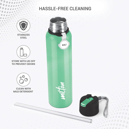 Milton Sipstar Stainless Steel Bottle with Straw 750