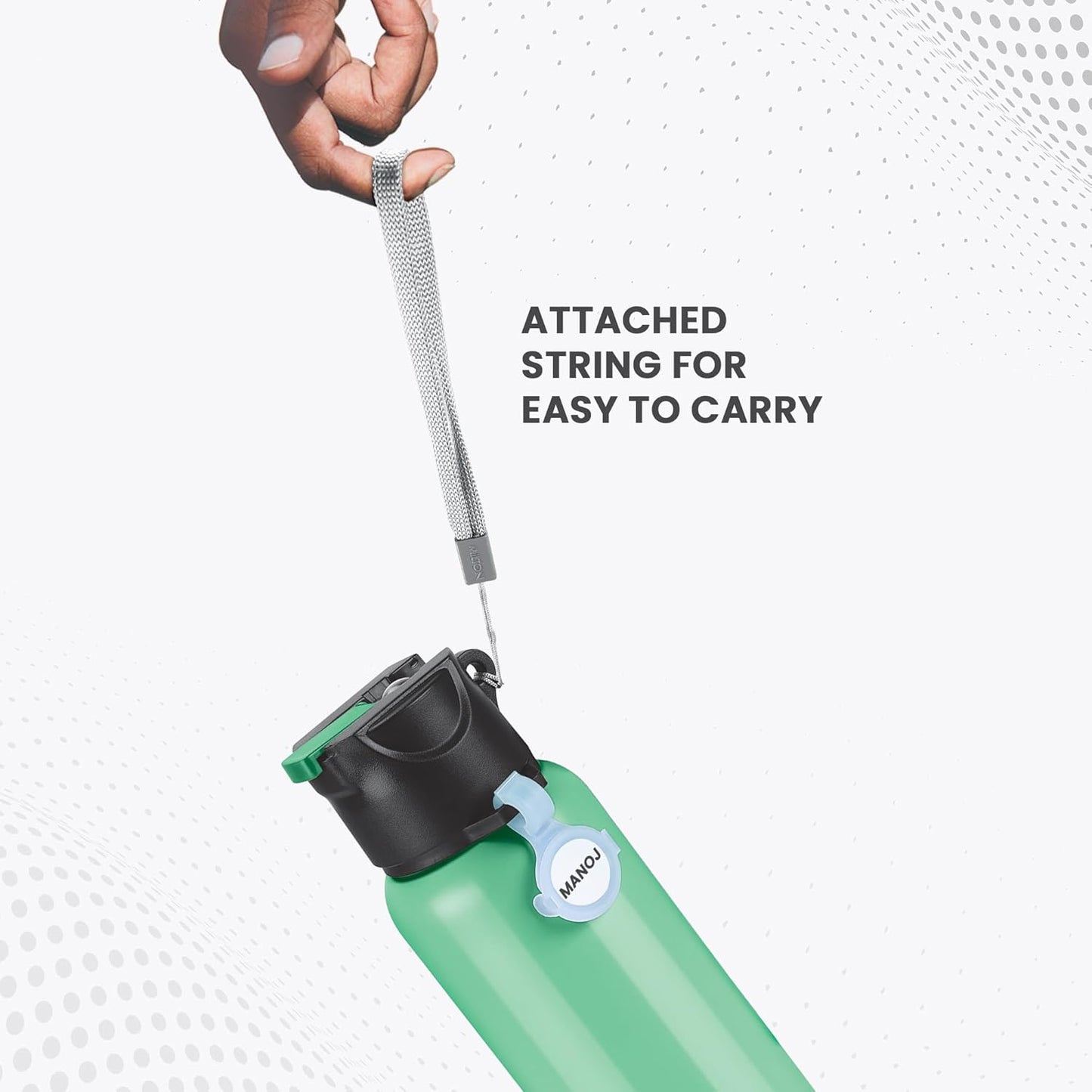 Milton Sipstar Stainless Steel Bottle with Straw 1000