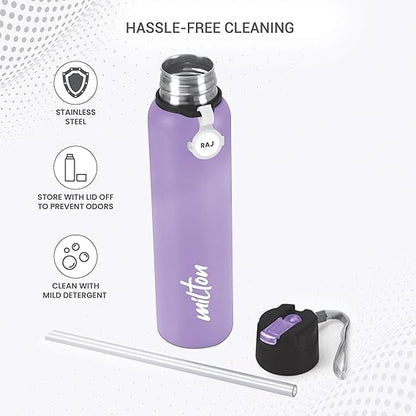 Milton Sipstar Stainless Steel Bottle with Straw 750