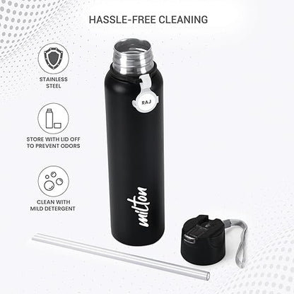 Milton Sipstar Stainless Steel Bottle with Straw 750