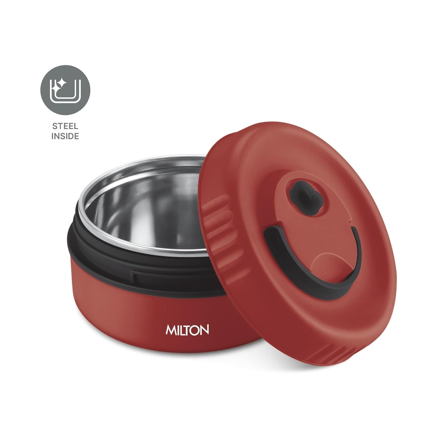 Milton Snack Box Small Container Inside Stainless Steel Outside Plastic