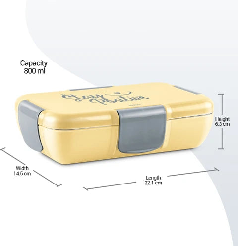 Milton Snap Lock Kids Lunch Box with Inner Container