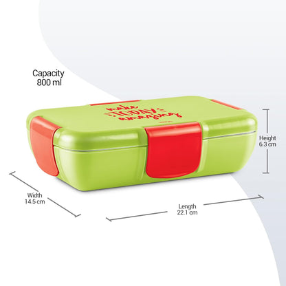 Milton Snap Lock Kids Lunch Box with Inner Container
