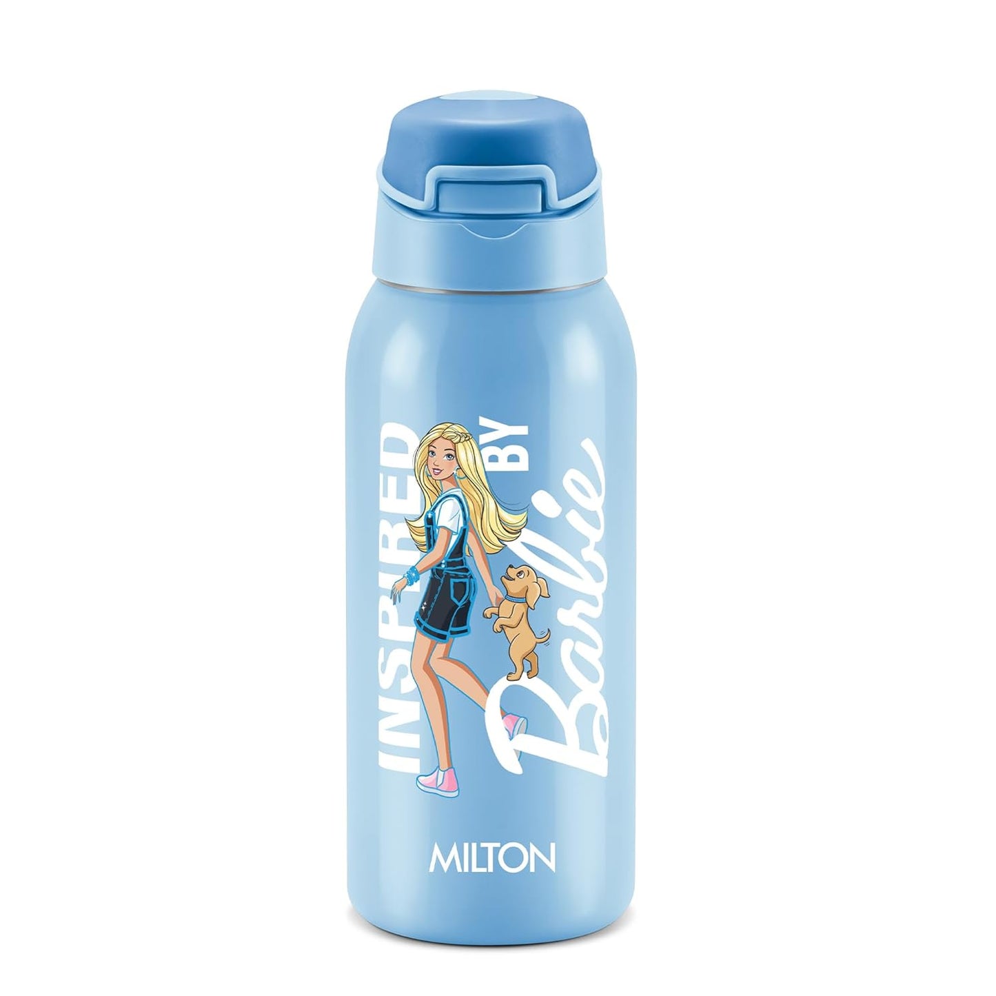 Milton Sportive Thermal Vacuum Insulated Bottle with Straw 400 (Barbie)
