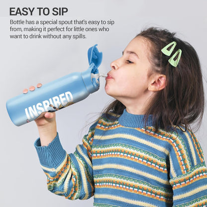 Milton Sportive Thermal Vacuum Insulated Bottle with Straw 400 (Barbie)