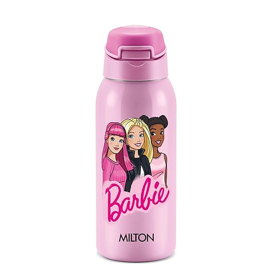 Milton Sportive Thermal Vacuum Insulated Bottle with Straw 400 (Barbie)