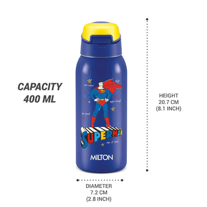 Milton Sportive Thermal Vacuum Insulated Bottle with Straw 400