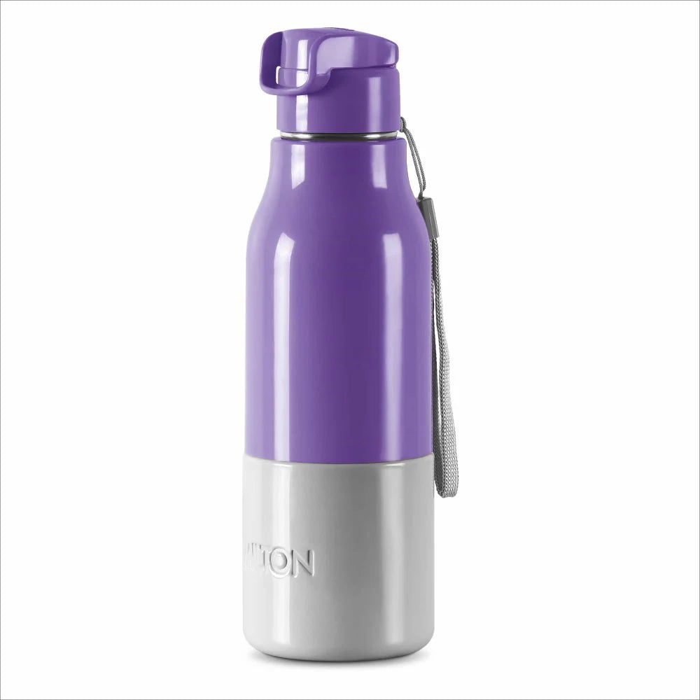 Milton Sprint 600 Stainless Steel Bottle - Outside Plastic Inside Stainless Steel