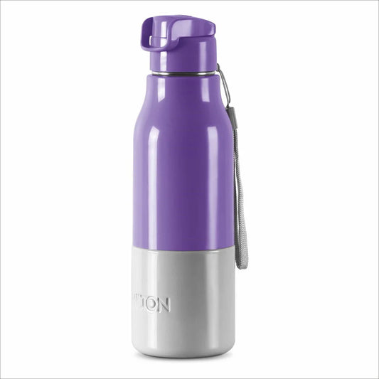 Milton Sprint 600 Stainless Steel Bottle - Outside Plastic Inside Stainless Steel