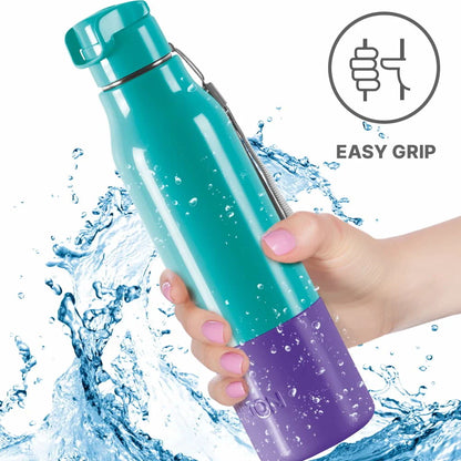 Milton Sprint 600 Stainless Steel Bottle - Outside Plastic Inside Stainless Steel