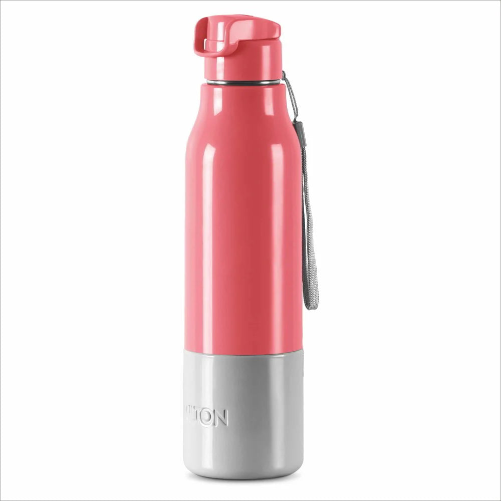 Milton Sprint 900 Stainless Steel Bottle - Outside Plastic Inside Stainless Steel