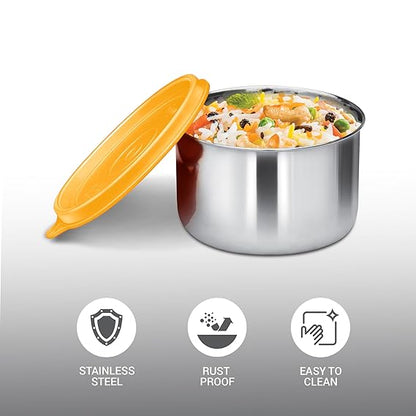 Milton Stainless Steel Pro Round Containers (Random Colors)