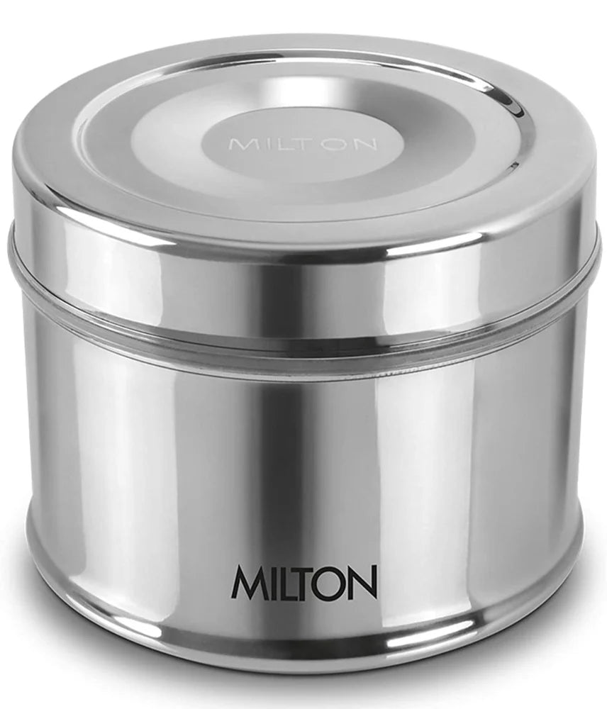 Milton Double Wall Stainless Steel Snack Container with Inner Plate