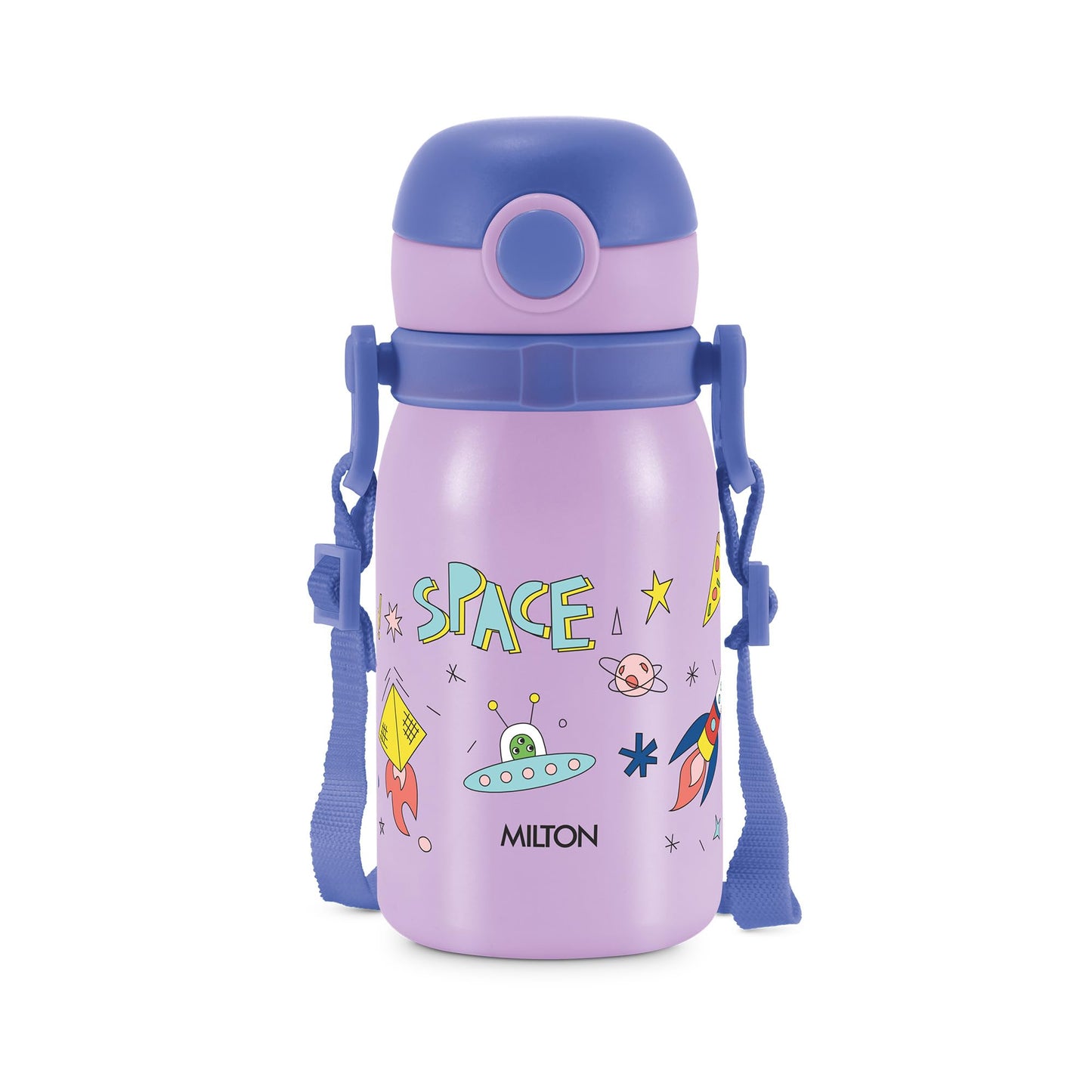 Milton Torque Stainless Steel Kids Straw Bottle 450