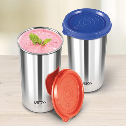 Milton Stainless Steel Tumbler Set Of 2 (Random Color)
