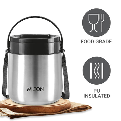 Milton Classic Stainless Steel PU Insulated Lunch Carrier Set of 3