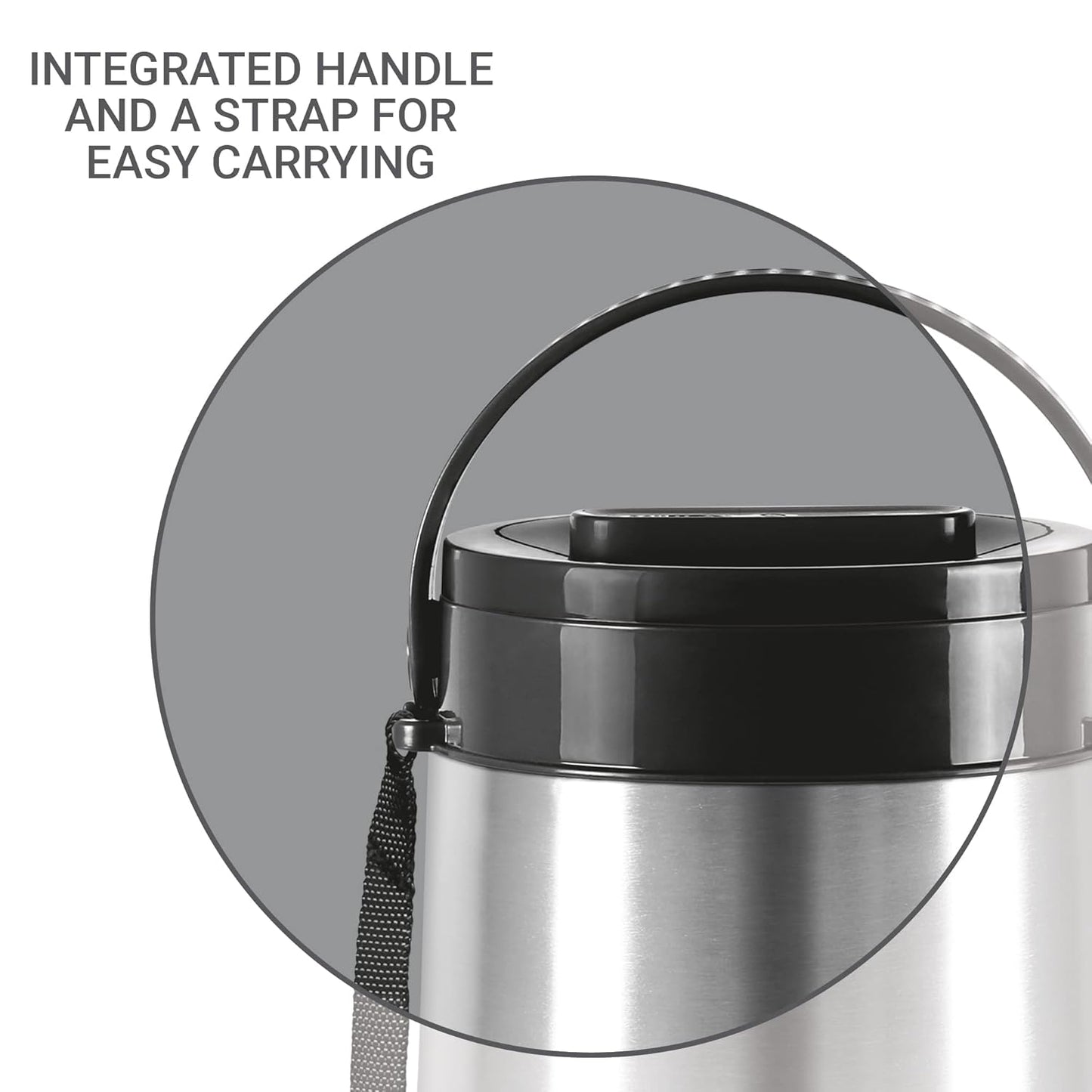 Milton Classic Stainless Steel PU Insulated Lunch Carrier Set of 4