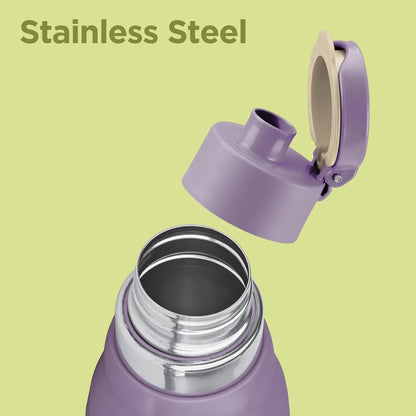 Milton Steel Sublime 600 Stainless Steel Bottle - Outside Plastic Inside Stainless Steel