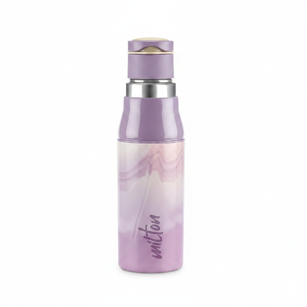 Milton Steel Sublime 600 Stainless Steel Bottle - Outside Plastic Inside Stainless Steel