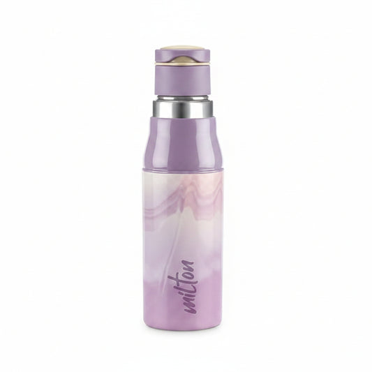 Milton Steel Sublime 600 Stainless Steel Bottle - Outside Plastic Inside Stainless Steel